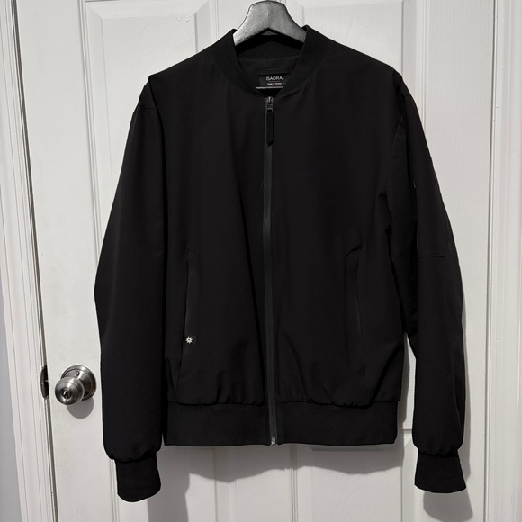 Isaora | Jackets & Coats | Isaora Bomber Jacket Black M Mens